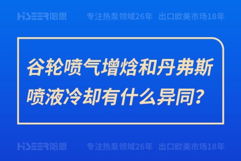 谷輪噴氣增焓和丹弗斯噴液冷卻有什么異同？